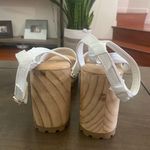 Steve Madden White Ocala Ankle Strap Platform Sandal Size 9.5/9 Photo 2