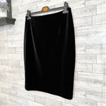 White House | Black Market Black Velvet Pencil Skirt, 8P, NWOT! Photo 4