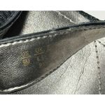 Franco Sarto ‎ Size 9 Black Dress Heels Leather Ankle Strap Sparkly Sandals Photo 8