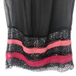 Sheer Sequin Top Womens Small Mesh Lightweight Fairygoth Coquette Night Out Chic Black Photo 2