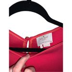 Kate Spade  Solid Pink Fit & Flare Mini Dress Boatneck 3/4 sleeve Photo 4