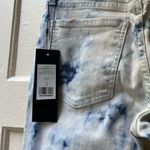 Veronica Beard NWT Debbie high rise secret skinny jeans blue white tie dye acid Photo 3
