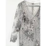 Mac Duggal 67539 Embellished Lace V Neck Illusion Gown Size 10 Platinum NWT Photo 4