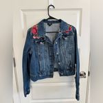 a.n.a  Embroidered Wome’s Jean Jacket Photo 1