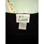 Quacker Factory  Size Medium  Long Black Christmas Dress Embroidery 100% Cotton Photo 4