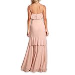 Lulus Mermaid Maxi Dress Gown Cherish The Moment Lined Maxi Ruffle Pink XS NWOT Photo 4