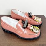 Kenzo Georgia Patent Leather Tassel Loafers in Rose Womens 36 Photo 1