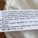 ZARA  Linen Blend Corset Bodysuit  size small white/cream color Valentines Day XL Photo 12