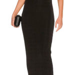 MISHA Maylee Off Shoulder Dress Black Size XXS Photo 0