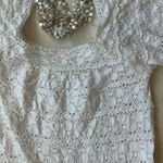 Handmade Stunning Vintage 70’s Hand Crochet Mexican Wedding Dress Never Worn, sz 2/4 Photo 9