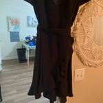 Calvin Klein  Black Midi Sundress Scoop Neck Short Sleeve Photo 1