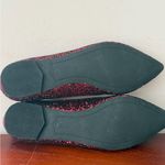 Fever Sole Glitter Ballet Flats – Burgundy Red size US 8 M NEW Photo 3