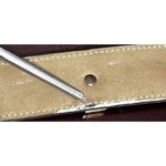 Pierre Balmain Paris Leather Belt Made in France Green Photo 5