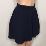 Three Dots  double gauge navy short skirt. NWOT Photo 4