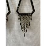 Bebe Kim Kardashian  Triangle Fringe Earrings Photo 4