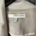 Lavender Brown Faux Suede Moto Jacket M Photo 2