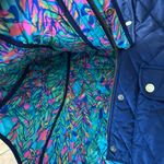 Lilly Pulitzer  Navy blue Quilted Vest getaway medium Photo 3
