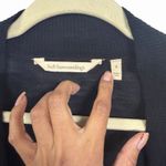 Soft Surroundings Women Sz S Black Knit Semi-Sheer Cropped Open Cardigan Shrug Photo 4