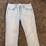 Driftwood  Colette Daisy Embroidered Straight Leg Jeans Size 30 in Light Wash Blu Photo 4