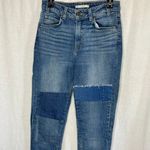 Levi's Vintage Orange Tab 721 Vintage High Rise Skinny Jeans Size 27 Patchwork Photo 3