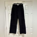 Princess Polly  Wide Leg Cargo Black Pants Size 6 NWOT Photo 4
