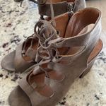 Steve Madden Lace up heeled open toe booties Photo 2