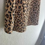 J.Crew Tan and Black Animal Print Silky Scalloped Camisole Size 4 Photo 6