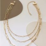 SheIn Gold Necklace  Layered Photo 4