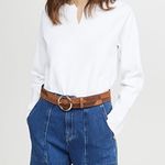 The Range  white ribbed long sleeve sweater Photo 10