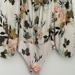 ZARA Floral Off Shoulder Bodysuit Size Small Photo 7