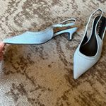 Denim Kitten Heels Blue Size 7.5 Photo 1