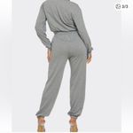 Stylish Gray and Blue Jogger Set Size L Photo 2