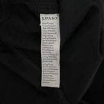 Spanx Pants Womens Medium Black Faux Vegan Leather Leggings Casual Rocker Punk Photo 9