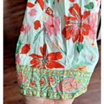 J.Crew  FACTORY Small PRINTED‎ BEACH CAFTAN COVER UP DRESS WITH TASSELS Photo 2