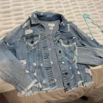 Cello Distressed  Cropped Jean Jacket Photo 0