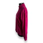 5/$35 LL Bean Womens Top Sz S Magenta Mock Neck Long Sleeve Solid Photo 4