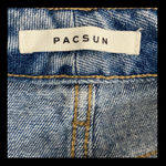 PacSun cropped rugged mom jeans - Size medium. gently warn& are in excellent condition for these distressed jeans. measurements approximately14” waste x 11” rise x 35” long. Non smoking home. priced to sell at as is condition. Don’t like my price, make reasonable offer! And thank you for checking my closet. Photo 5