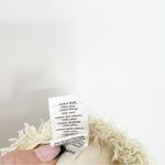 We Wore What NWT Frayed Waistband Straight Leg Jeans 26 Cream Photo 8