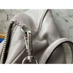 Michael Kors Bag Knox Tassel Taupe Pebbled Leather Purse Handbag Crossbody Photo 6