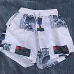 graphic shorts White Photo 0