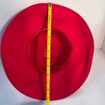 Bollman Hat Company Hot Pink 100% Wool Felt Fedora Hat Wide Brim Photo 8
