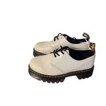 Dr. Martens 10M Audrick 1461 3-Eye Oxford Shoes Beige Platform Oxford Shoes Photo 2