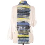 Akris Punto  printed blouse conch waist top Photo 1