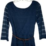 Lila Rose Lily Rose Navy‎ Dress with Belt Photo 1