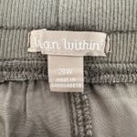 Woman Within Plus Size 28W Convertible Length Cargo Pant Green Camo Pullon Photo 9