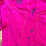 Lululemon Spirit Free Bird Fruity Tootie Athletic Zip Up hot pink hoodie size 4 Photo 4