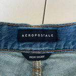 Aeropostale EUC |  women’s light wash ripped denim mom shorts — size‎ 0 Photo 4