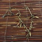 J.Crew  Vintage Gold and Brown Necklace Photo 2