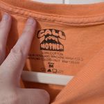 Call Your Mother Cactus Cotton Tank Top Women's Medium Orange Photo 2