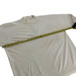 Designers Originals Womens Cream Mock Neck Sweater Large With Back Zip vintage L White Photo 6